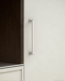 DESIGN3818 Brushed Brass Cabinet Pulls for White Cabinets | Modern Organic Pull, 3.75"
