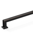 DESIGN3818 Brushed Brass Cabinet Pulls for White Cabinets | Modern Organic Pull, 3.75"
