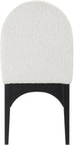 Waldorf Boucle Fabric Dining Arm Chair - Elegant Solid Ash Wood Design for Cozy Dining Experiences