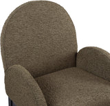 Waldorf Boucle Fabric Dining Arm Chair - Elegant Solid Ash Wood Design for Cozy Dining Experiences