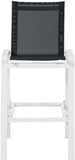 Nizuc Contemporary Outdoor Patio Barstools - Durable Aluminum Frame with Waterproof Mesh Design
