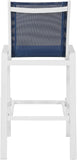 Nizuc Contemporary Outdoor Patio Barstools - Durable Aluminum Frame with Waterproof Mesh Design