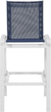 Nizuc Contemporary Outdoor Patio Barstools - Durable Aluminum Frame with Waterproof Mesh Design