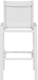 Nizuc Contemporary Outdoor Patio Barstools - Durable Aluminum Frame with Waterproof Mesh Design