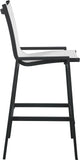 Nizuc Contemporary Outdoor Patio Barstools - Durable Aluminum Frame with Waterproof Mesh Design