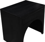 August Nightstand - Elegant Mid Century Design with Push-to-Open Drawer for Stylish Bedroom Storage