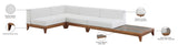 Rio Outdoor Modular Sectional - Stylish Acacia Wood Frame with Waterproof Cushions for Entertaining