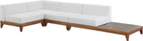 Rio Outdoor Modular Sectional - Stylish Acacia Wood Frame with Waterproof Cushions for Entertaining