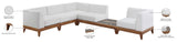 Rio Outdoor Modular Sectional - Stylish Acacia Wood Frame with Waterproof Cushions for Entertaining