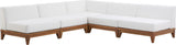 Rio Outdoor Modular Sectional - Stylish Acacia Wood Frame with Waterproof Cushions for Entertaining