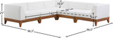Rio Outdoor Modular Sectional - Stylish Acacia Wood Frame with Waterproof Cushions for Entertaining