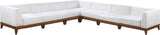 Rio Outdoor Modular Sectional - Stylish Acacia Wood Frame with Waterproof Cushions for Entertaining