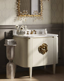 Briallen 30" White Vanity with Oval Undermount Sink