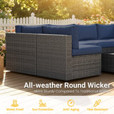 All Weather Outdoor 7-Piece Patio Furniture Set