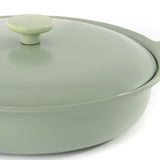 BergHOFF Ron 11" Cast Iron Deep Skillet 3.5Qt. with Lid, Green