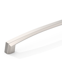 DESIGN3908 Matte Black Cabinet Pulls for Modern White Cabinets (5" Hole Center)