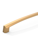 DESIGN3908 Matte Black Cabinet Pulls for Modern White Cabinets (5" Hole Center)