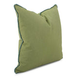 24 x 24 Outdoor Pillow with Dec Cord- Seascape Moss- Poly Insert