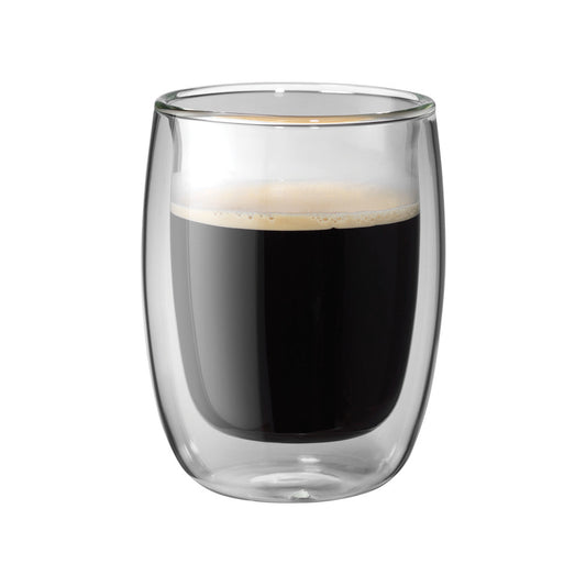 ZWILLING Sorrento 2-pc Double-Wall Glass Coffee Cup Set