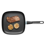 BergHOFF Slate Non-stick Aluminum Grill Pan 10.25"