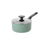 BergHOFF Sage Non-stick Aluminum Saucepan 7", 2qt. With Glass Lid
