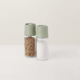 BergHOFF Balance Glass 2Pc Covered Grinder and Shaker Set, Recycled Material