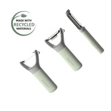 BergHOFF Balance Stainless Steel Y-Peeler with Zester 5", Recycled Material