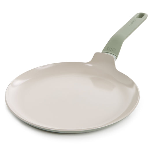 BergHOFF Balance Nonstick Ceramic Pancake Pan 10.25", Recycled Aluminum, Sage