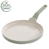 BergHOFF Balance Nonstick Ceramic Omelet pan 10", Recycled Aluminum, Sage