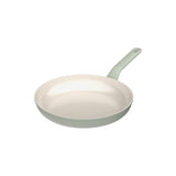 BergHOFF Balance Nonstick Ceramic 2Pc Frying Pan 9.5" and Nylon Turner 13.75", Recycled Aluminum, Sage