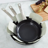 BergHOFF Leo Graphite Nonstick Ceramic Frying Pan 8", Sustainable Recycled Material