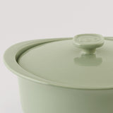 BergHOFF Balance Stone Casserole 9.5", 4.5qt. With Stone Cover, Sage