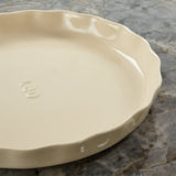 BergHOFF Balance Stone Rippled Pie Dish 11", 1.59qt., Moonbeam