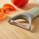 BergHOFF Balance Stainless Steel Serrated Y-Peeler 5", Recycled Material