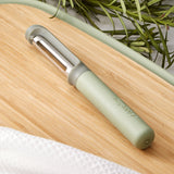 BergHOFF Balance Stainless Steel Straight Peeler 6.75", Recycled Material