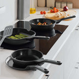 BergHOFF Leo Stone+ Nonstick Ceramic Aluminum Fry Pan 8", Recycled