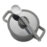 BergHOFF Leo Stone+ Nonstick Ceramic 11" Wok Pan with Lid 4.6qt, Recycled