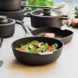 BergHOFF Leo Stone+ Nonstick Ceramic 12" Wok Pan 5.3qt., Recycled