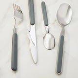 BergHOFF Leo Balance Stainless Steel 24Pc Flatware Set, Moonmist