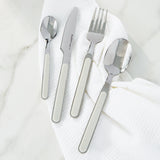 BergHOFF Leo Balance Stainless Steel 24Pc Flatware Set, Moonbeam