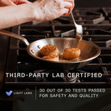 For purists, this assortment of Award-Winning Stainless Cookware Set 10-Piece