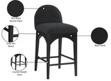 Waldorf Boucle Fabric Counter Stool – Elegant Solid Ash Wood Design for Stylish Dining Spaces