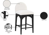 Waldorf Boucle Fabric Counter Stool – Elegant Solid Ash Wood Design for Stylish Dining Spaces