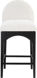 Waldorf Boucle Fabric Counter Stool – Elegant Solid Ash Wood Design for Stylish Dining Spaces