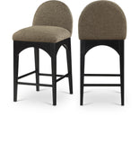 Waldorf Boucle Fabric Counter Stool – Elegant Solid Ash Wood Design for Stylish Dining Spaces