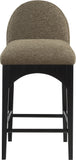 Waldorf Boucle Fabric Counter Stool – Elegant Solid Ash Wood Design for Stylish Dining Spaces