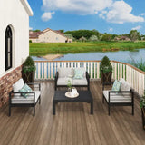 Outdoor Loveseat Aluminum Patio Furniture Sofa