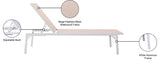 Santorini Outdoor Patio Chaise Lounge Chair – Adjustable Comfort for Relaxation and Sunbathing