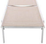 Santorini Outdoor Patio Chaise Lounge Chair – Adjustable Comfort for Relaxation and Sunbathing
