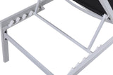Santorini Outdoor Patio Chaise Lounge Chair – Adjustable Comfort for Relaxation and Sunbathing